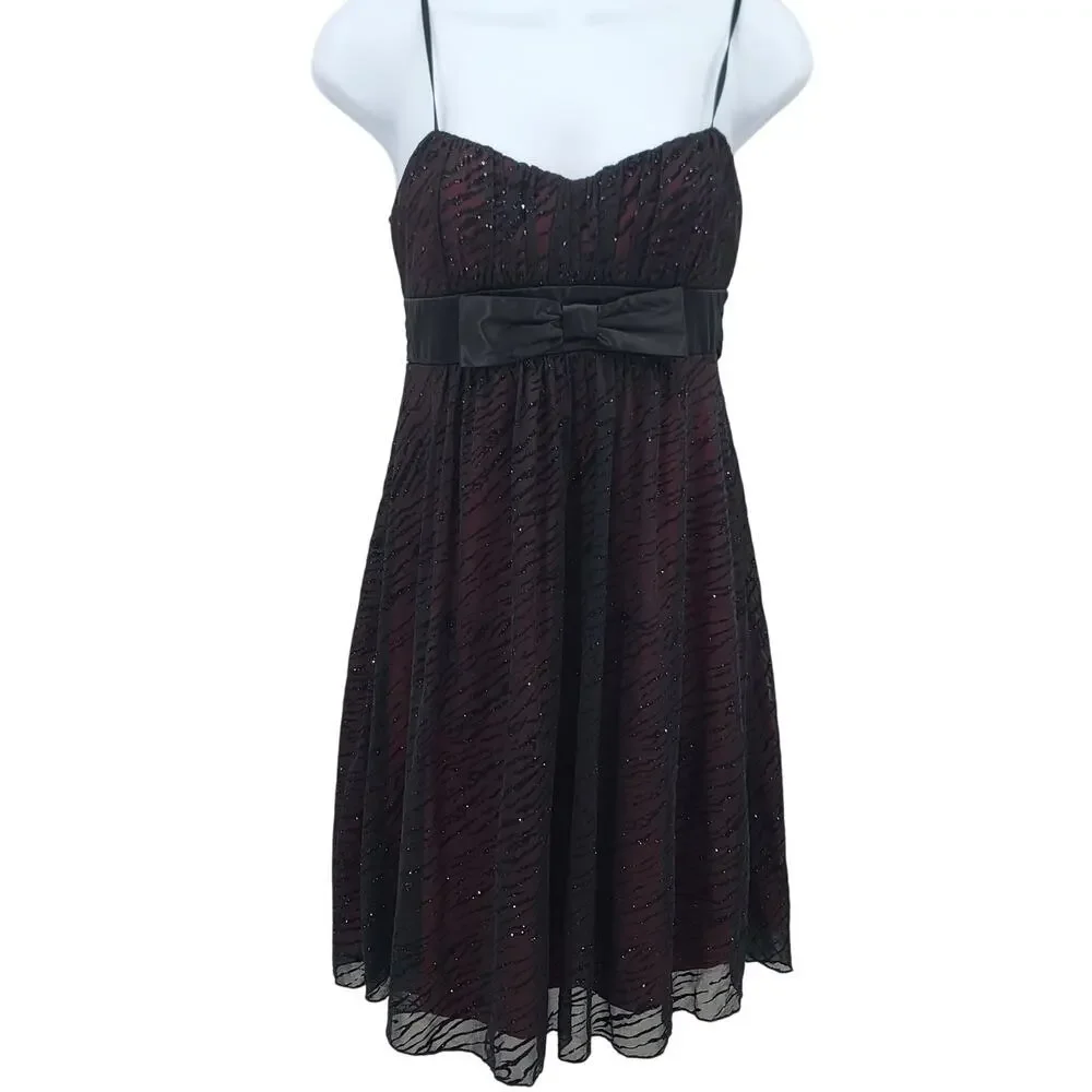 Ruby Rox Vintage Y2K Sparkling Fairy grunge dress SZ Small whimsigoth Party Red - Picture 1 of 12